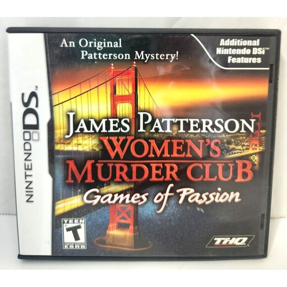 GAME CASE ONLY James Patterson WOMEN'S MURDER CLUB Games Of Passion Nintendo DS - Picture 1 of 8